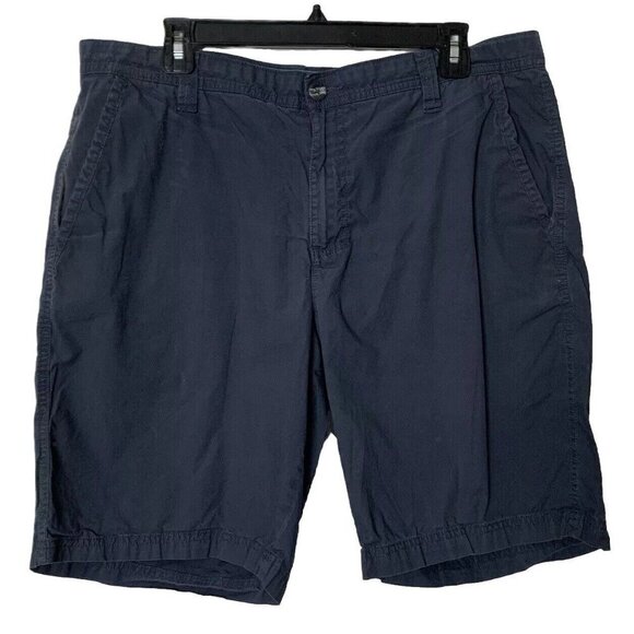 Columbia Mens Shorts 36 Blue Regular Fit  Pockets Flat Front 9.5” Inseam - Picture 1 of 6
